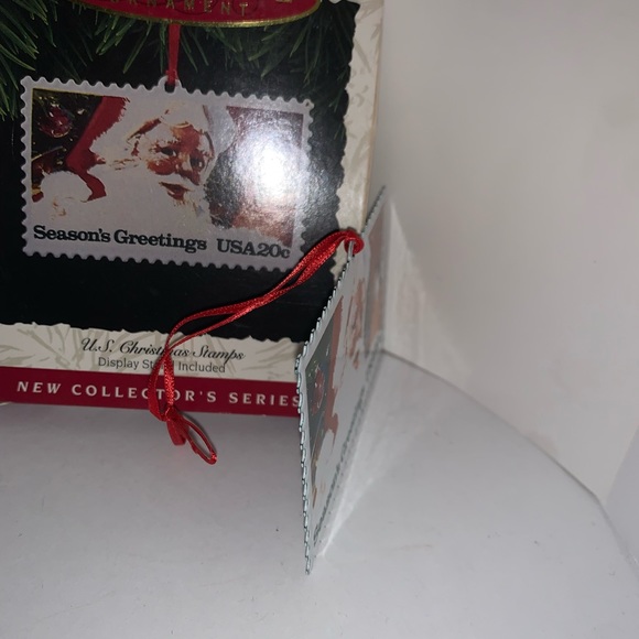 Vintage 1993 Hallmark Keepsake US Christmas Stamps Ornament 1st In Series New. - Picture 9 of 12